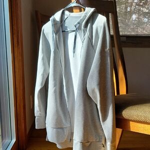 Nike Light Gray Dri-FIT Hoodie with Hood